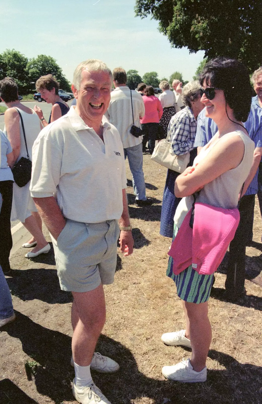 Colin and Jill, from The Norwich Union Mail Coach Run, The Swan Inn, Brome - 15th June 1996