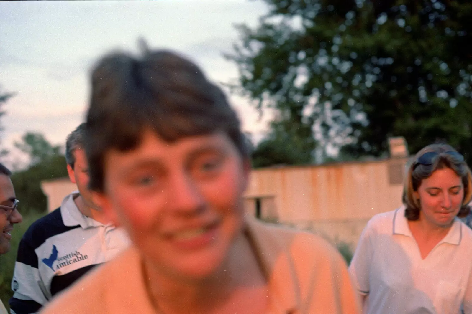 A blurry Pippa, from DH's Barbeque at The Swan Inn, Brome, Suffolk - July 14th 1996