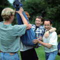 DH's Barbeque at The Swan Inn, Brome, Suffolk - July 14th 1996, Apple is hauled off