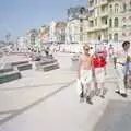 John Willy, Spammy and Alan at Wimmereaux, A Brome Swan Trip to Wimereux, France - 20th June 1996