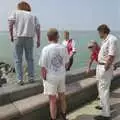 Wavy's on the wall, A Brome Swan Trip to Wimereux, France - 20th June 1996