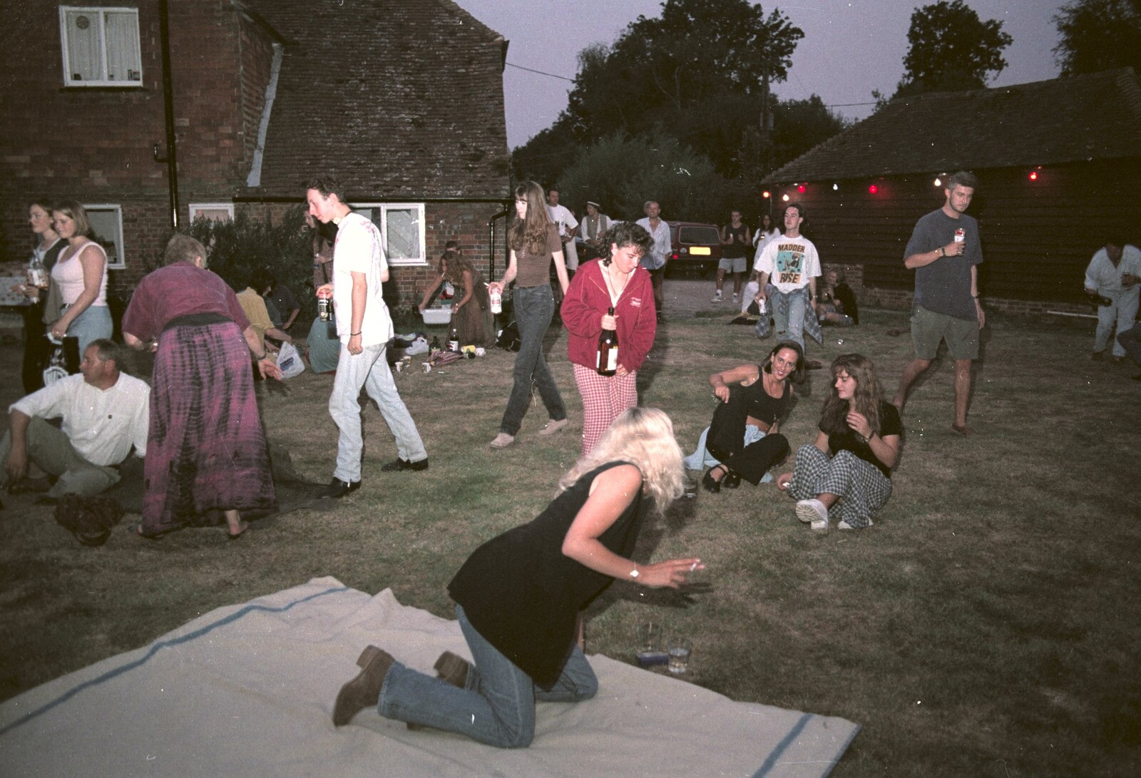 The crowd assembles from Sean's ElstedBury Festival, Elsted, West Sussex - 12th July 1996