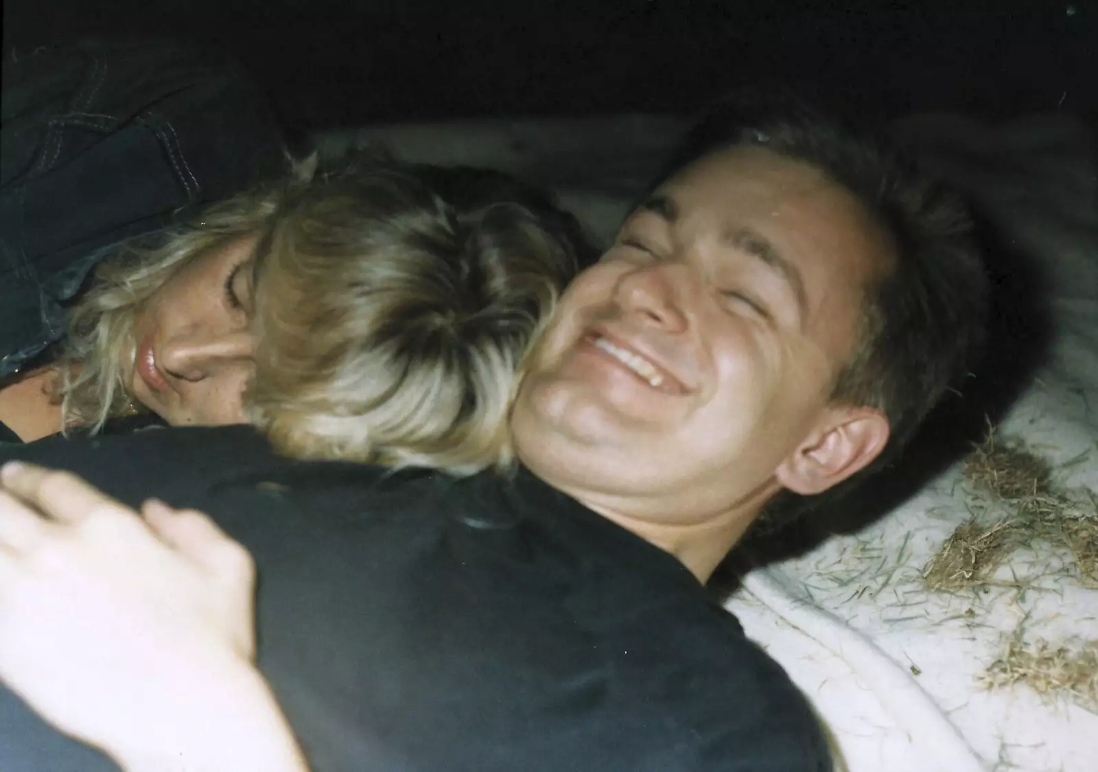 Some random girl falls asleep on Nosher, from Sean's ElstedBury Festival, Elsted, West Sussex - 12th July 1996