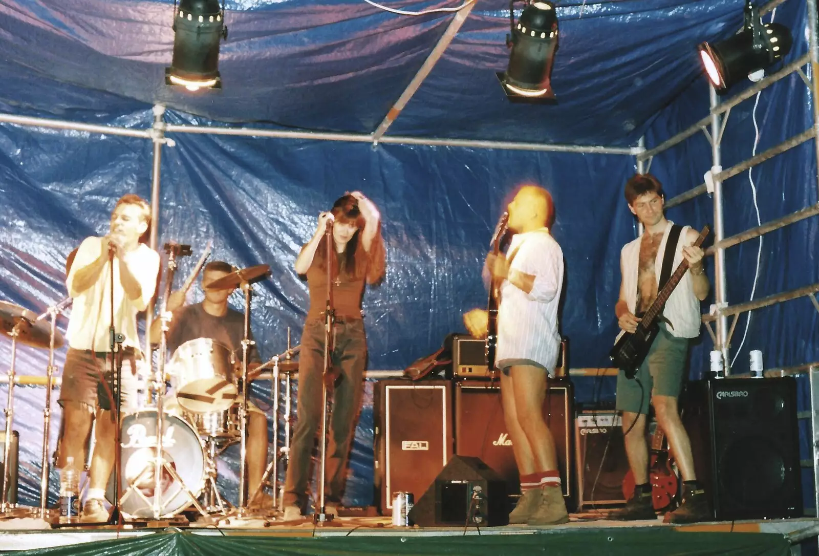 Sean's band, from Sean's ElstedBury Festival, Elsted, West Sussex - 12th July 1996