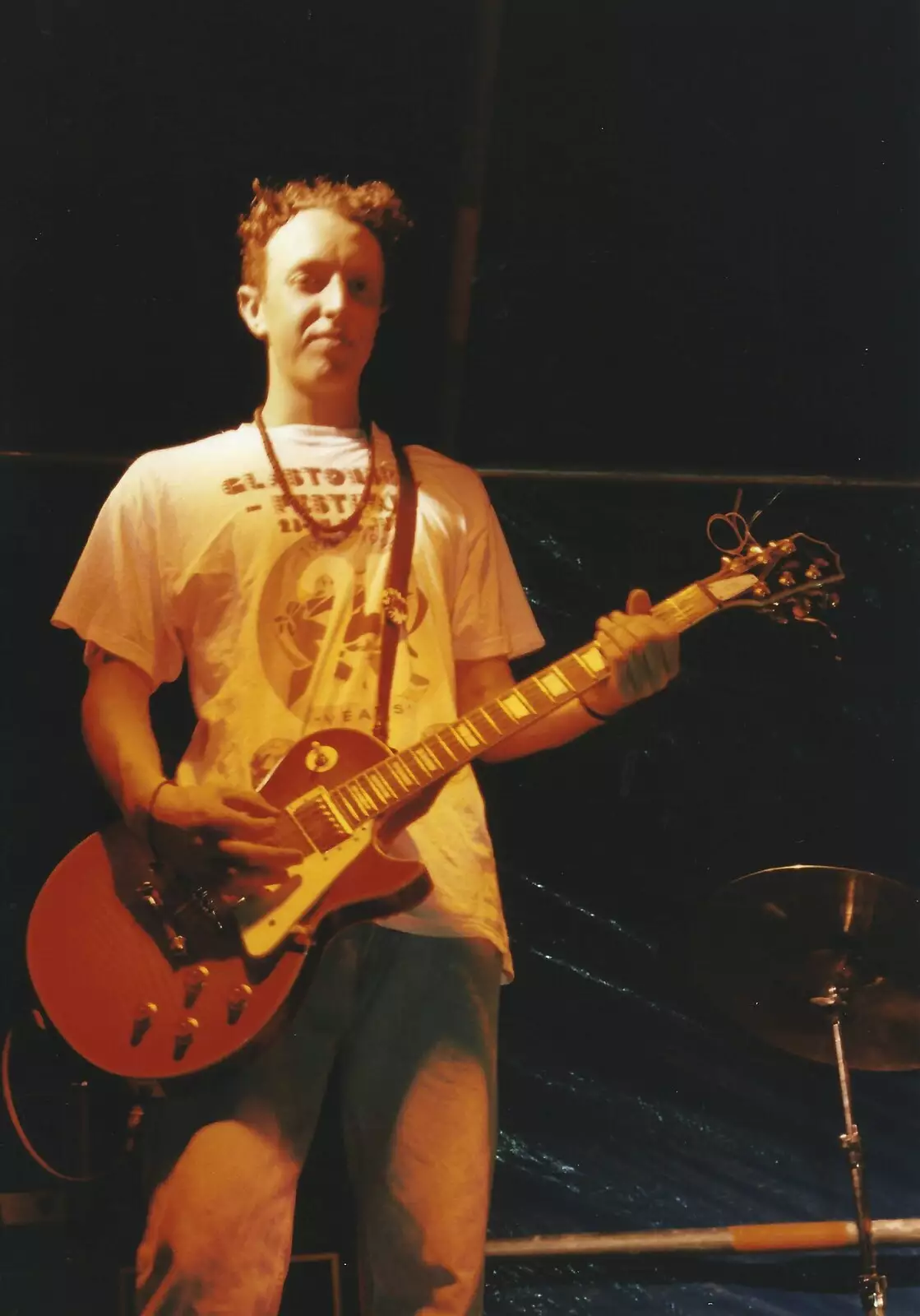 Another guitar dude, from Sean's ElstedBury Festival, Elsted, West Sussex - 12th July 1996