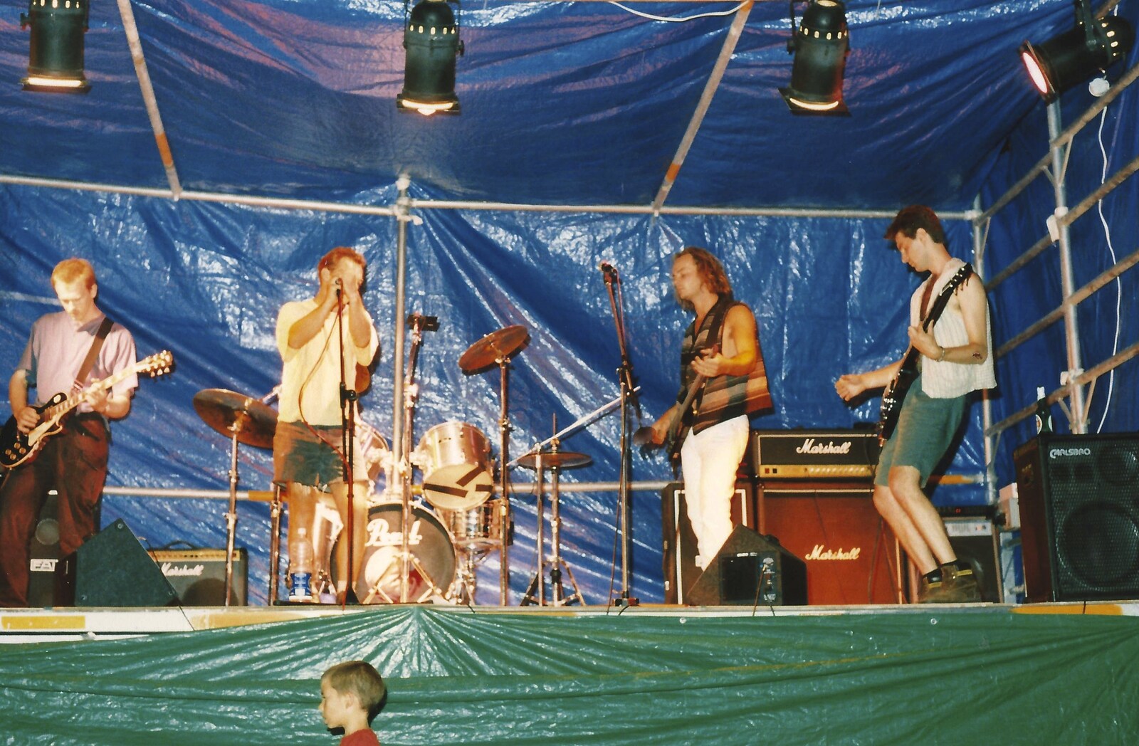 More band action from Sean's ElstedBury Festival, Elsted, West Sussex - 12th July 1996