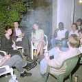 The CISU gang on the patio, The BSCC Does Le Shuttle, and a CISU Party at Andrew's, Saint-Omer and Ipswich - 3rd August 1996