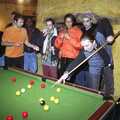 Stuart takes a shot, A Conkers Night and CISU in the Eagle, Brome and Ipswich, Suffolk - 14th September 1996