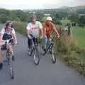 Gail, Tim and Trev pause for breath, CISU At Low Briery, Keswick, Cumbria - 18th September 1996