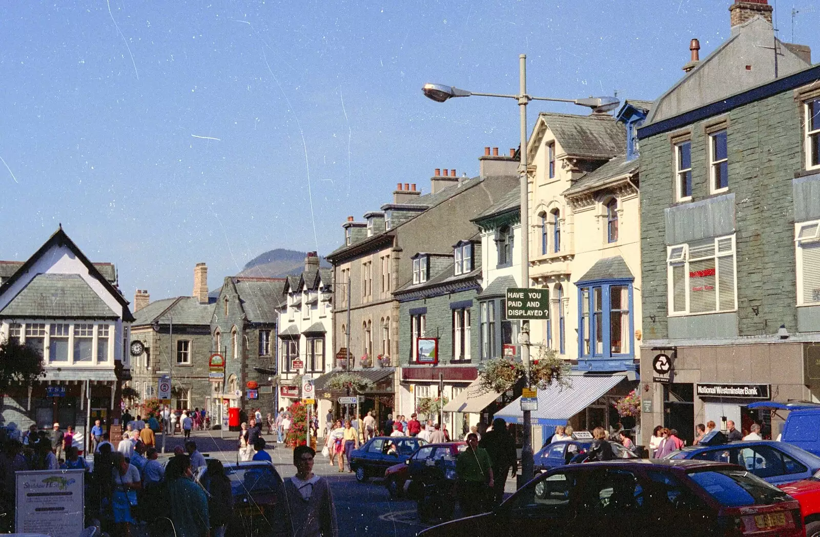 The centre of Keswick, from CISU At Low Briery, Keswick, Cumbria - 18th September 1996