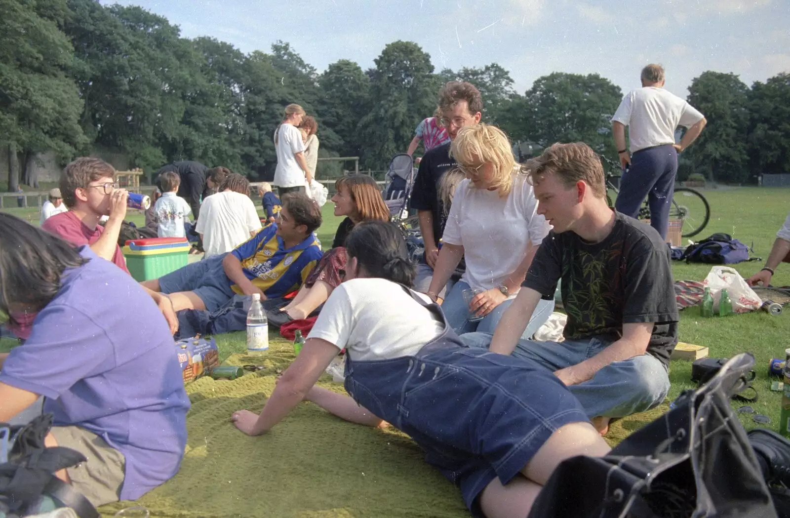 Hanging around on a playing field, from CISU At Low Briery, Keswick, Cumbria - 18th September 1996