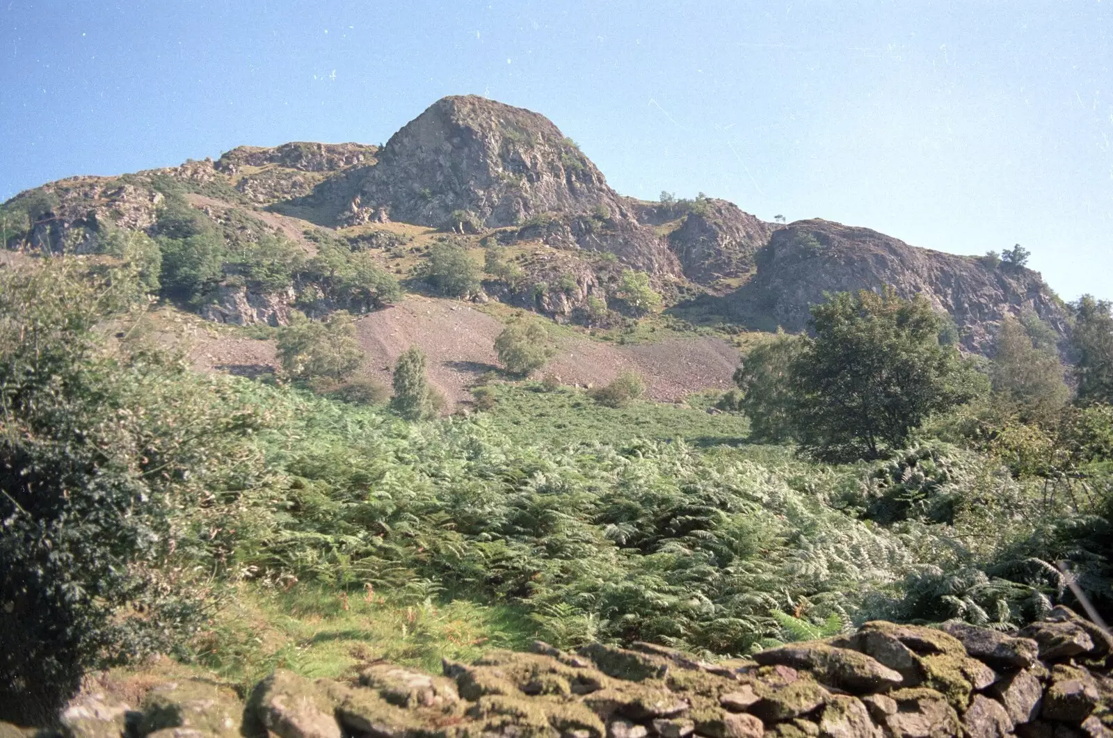 A big rock somewhere, from CISU At Low Briery, Keswick, Cumbria - 18th September 1996