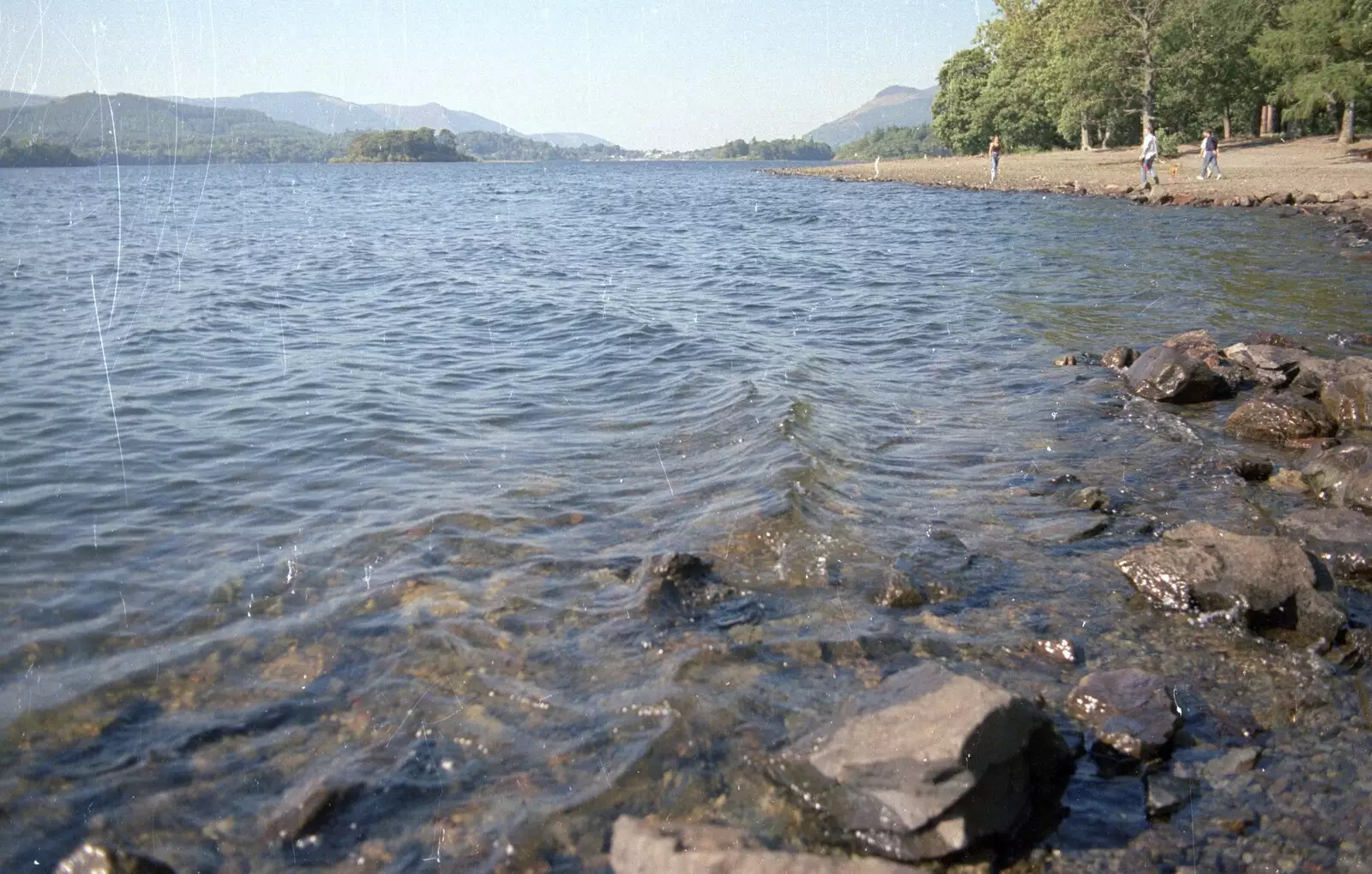 At the water's edge, from CISU At Low Briery, Keswick, Cumbria - 18th September 1996