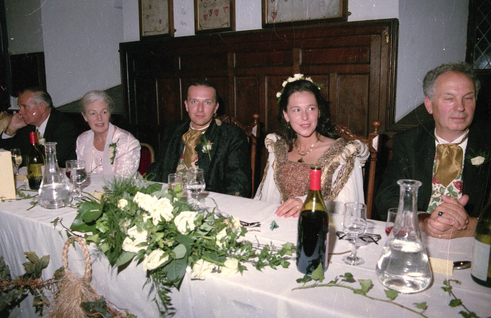 Stuart and Sarah's CISU Wedding, Naworth Castle, Brampton, Cumbria - 21st September 1996: Stuart and the Top Table