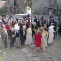 A view of the courtyard, Stuart and Sarah's CISU Wedding, Naworth Castle, Brampton, Cumbria - 21st September 1996