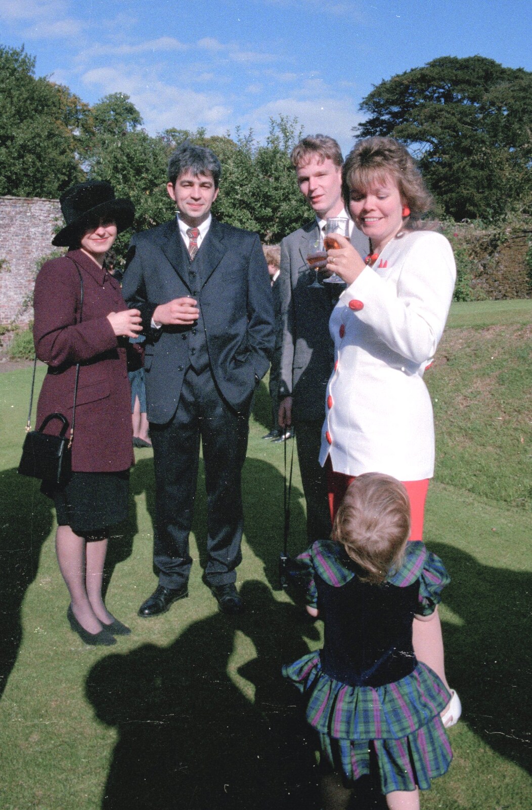 Stuart and Sarah's CISU Wedding, Naworth Castle, Brampton, Cumbria - 21st September 1996: Neil, Joe and Sheila