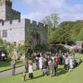 Out in the castle grounds, Stuart and Sarah's CISU Wedding, Naworth Castle, Brampton, Cumbria - 21st September 1996