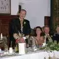 Stuart gives a speech, Stuart and Sarah's CISU Wedding, Naworth Castle, Brampton, Cumbria - 21st September 1996