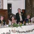 Stuart and Sarah's CISU Wedding, Naworth Castle, Brampton, Cumbria - 21st September 1996, The bride's father does a speech