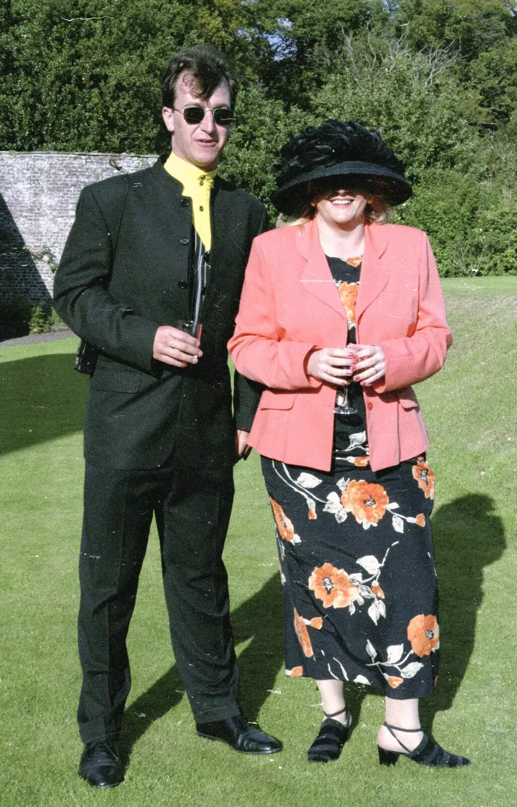 Phil and his shades, from Stuart and Sarah's CISU Wedding, Naworth Castle, Brampton, Cumbria - 21st September 1996