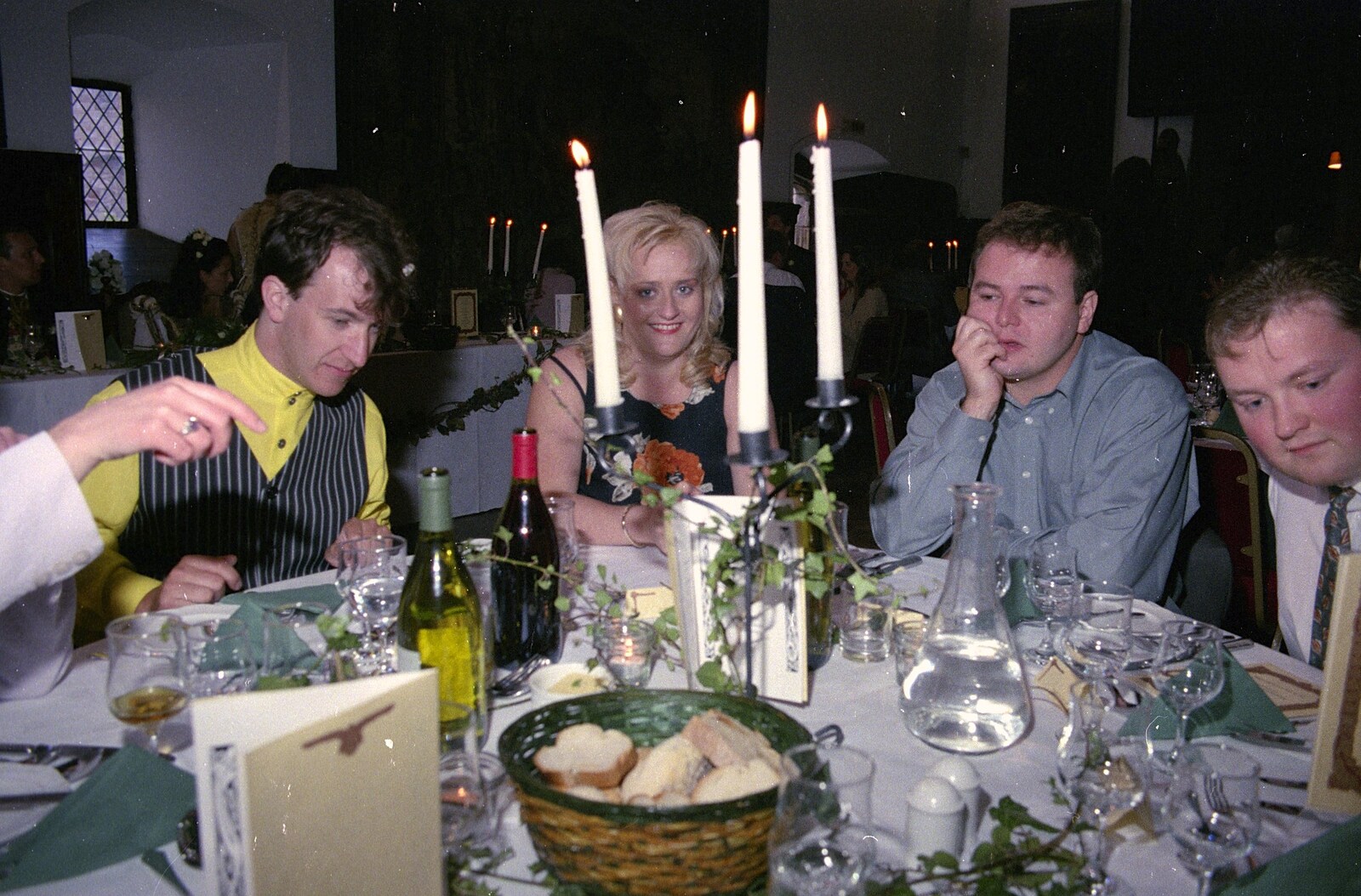 Stuart and Sarah's CISU Wedding, Naworth Castle, Brampton, Cumbria - 21st September 1996: Phil, Sean and Foxy