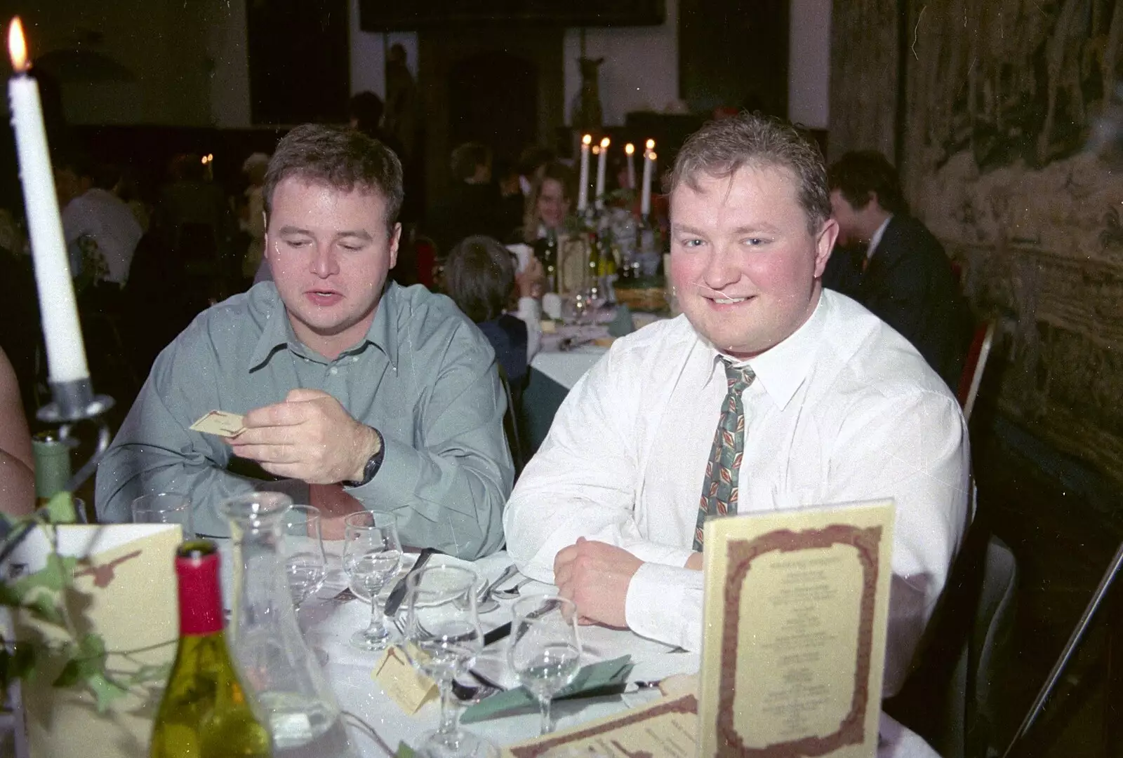 Sean and Foxy, from Stuart and Sarah's CISU Wedding, Naworth Castle, Brampton, Cumbria - 21st September 1996