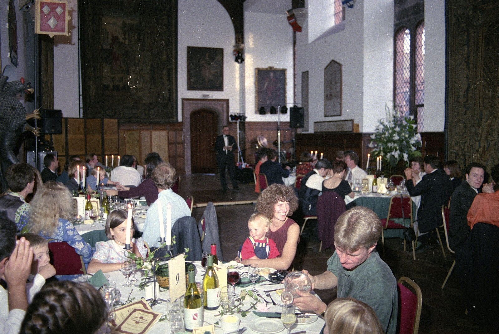 Time for lunch from Stuart and Sarah's CISU Wedding, Naworth Castle, Brampton, Cumbria - 21st September 1996