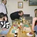 Hamish blows his candles out, Hamish's Thirtieth Birthday, Hare and Hounds, Sway, Hampshire - 19th December 1996