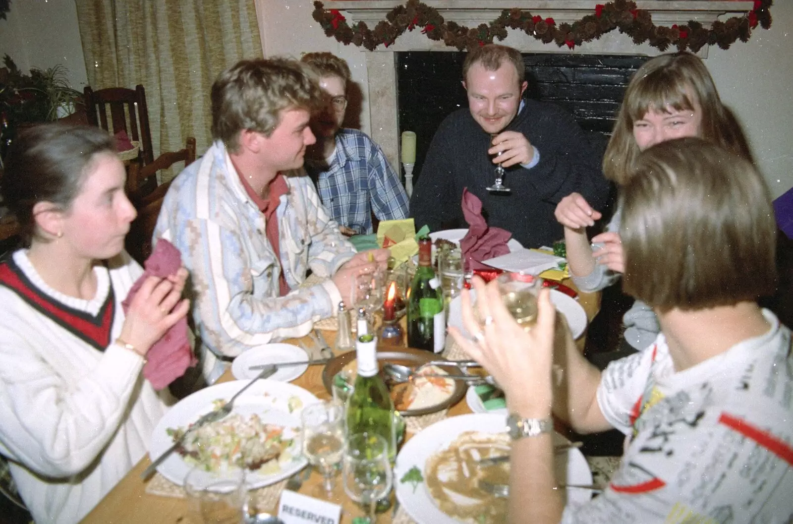 Hamish looks mischievous, from Hamish's Thirtieth Birthday, Hare and Hounds, Sway, Hampshire - 19th December 1996