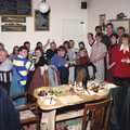 A party group shot, Hamish's Thirtieth Birthday, Hare and Hounds, Sway, Hampshire - 19th December 1996