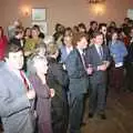 The pub gang, and other wedding guests, The Brome Swan at Graham and Pauline's Wedding, Gissing Hall, Norfolk - 28th April 1997