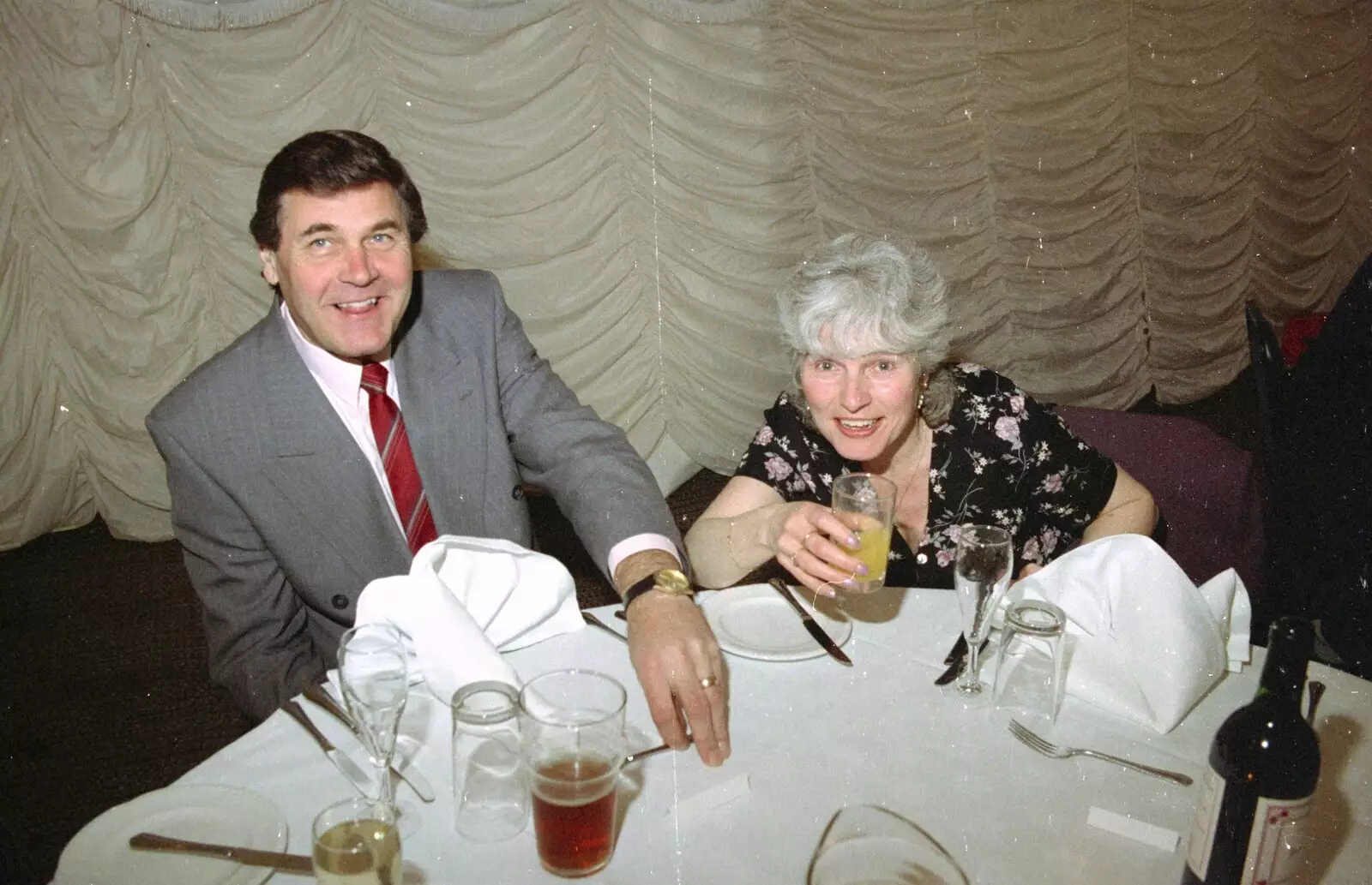 Alan and Spammy, from The Brome Swan at Graham and Pauline's Wedding, Gissing Hall, Norfolk - 28th April 1997