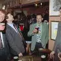 Wavy, Apple, DH, Alan and Sylvia, The Brome Swan at Graham and Pauline's Wedding, Gissing Hall, Norfolk - 28th April 1997