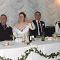 A toast, The Brome Swan at Graham and Pauline's Wedding, Gissing Hall, Norfolk - 28th April 1997
