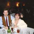 Apple and Samantha, The Brome Swan at Graham and Pauline's Wedding, Gissing Hall, Norfolk - 28th April 1997