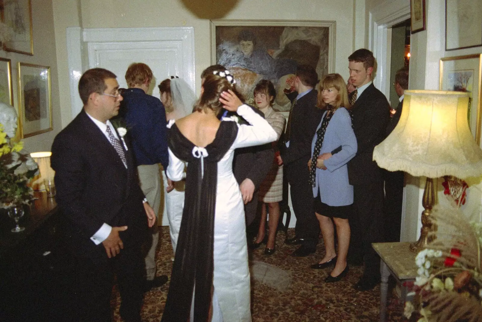 Inside Gissing Hall, from The Brome Swan at Graham and Pauline's Wedding, Gissing Hall, Norfolk - 28th April 1997