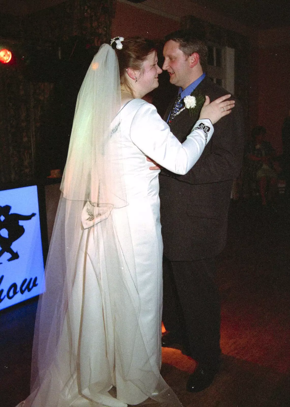 Pauline and Graham dance, from The Brome Swan at Graham and Pauline's Wedding, Gissing Hall, Norfolk - 28th April 1997