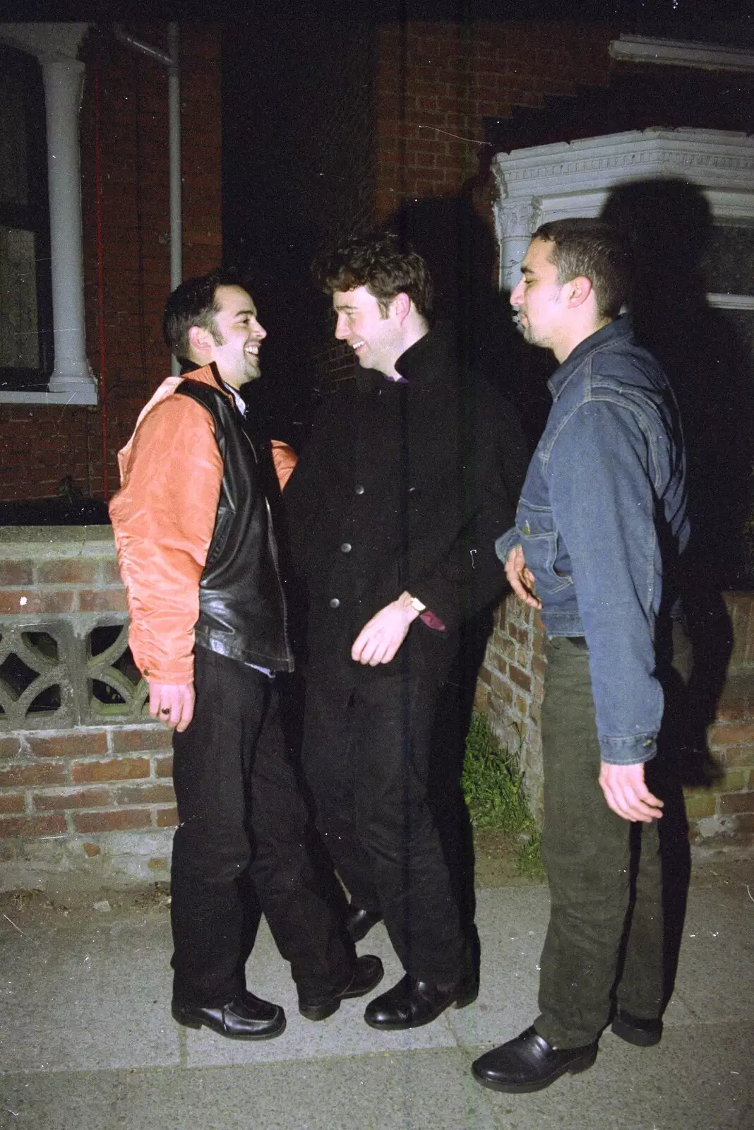 Trevor, Tim and Orhan on Foxhall Road, from CISU: A Chinese Restaurant and SCC Sports Day, Ipswich and Norwich - 1st May 1997