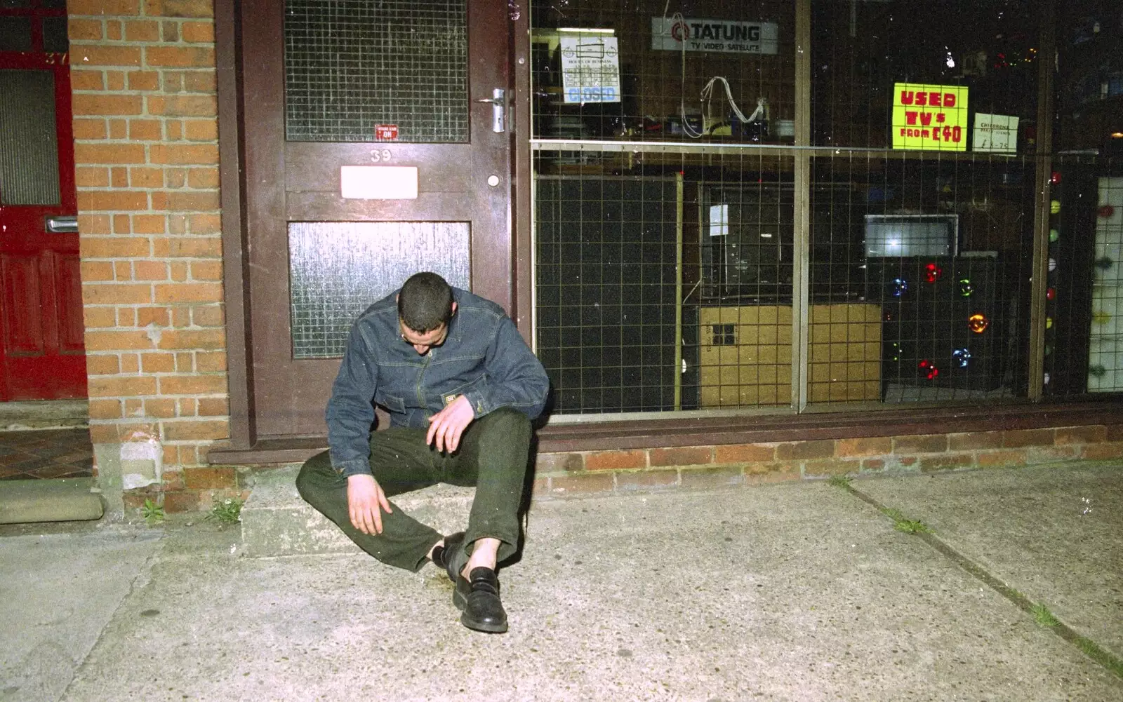 Orhan feels a bit worse for wear, from CISU: A Chinese Restaurant and SCC Sports Day, Ipswich and Norwich - 1st May 1997