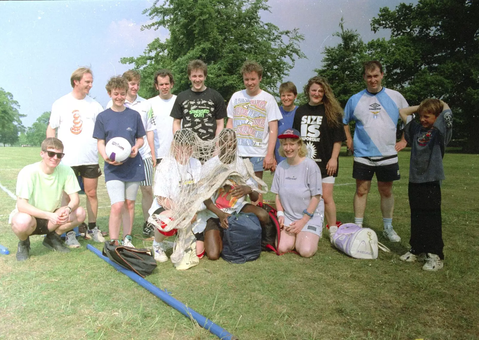 The Suffolk County Council team, from CISU: A Chinese Restaurant and SCC Sports Day, Ipswich and Norwich - 1st May 1997