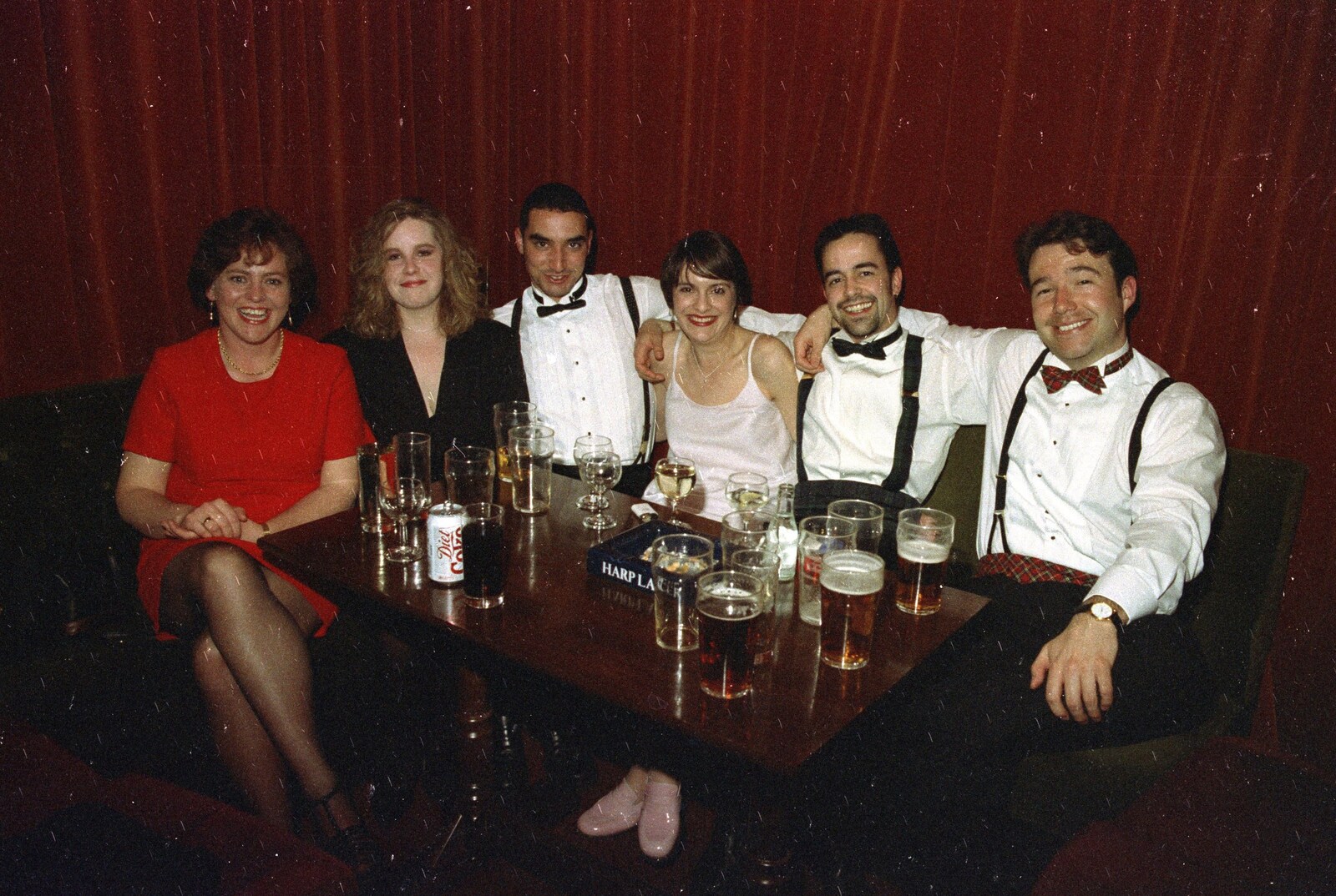 It's pre-ball drinks in the SCC Social Club from CISU at the Suffolk College May Ball, Ipswich, Suffolk - 11th May 1997