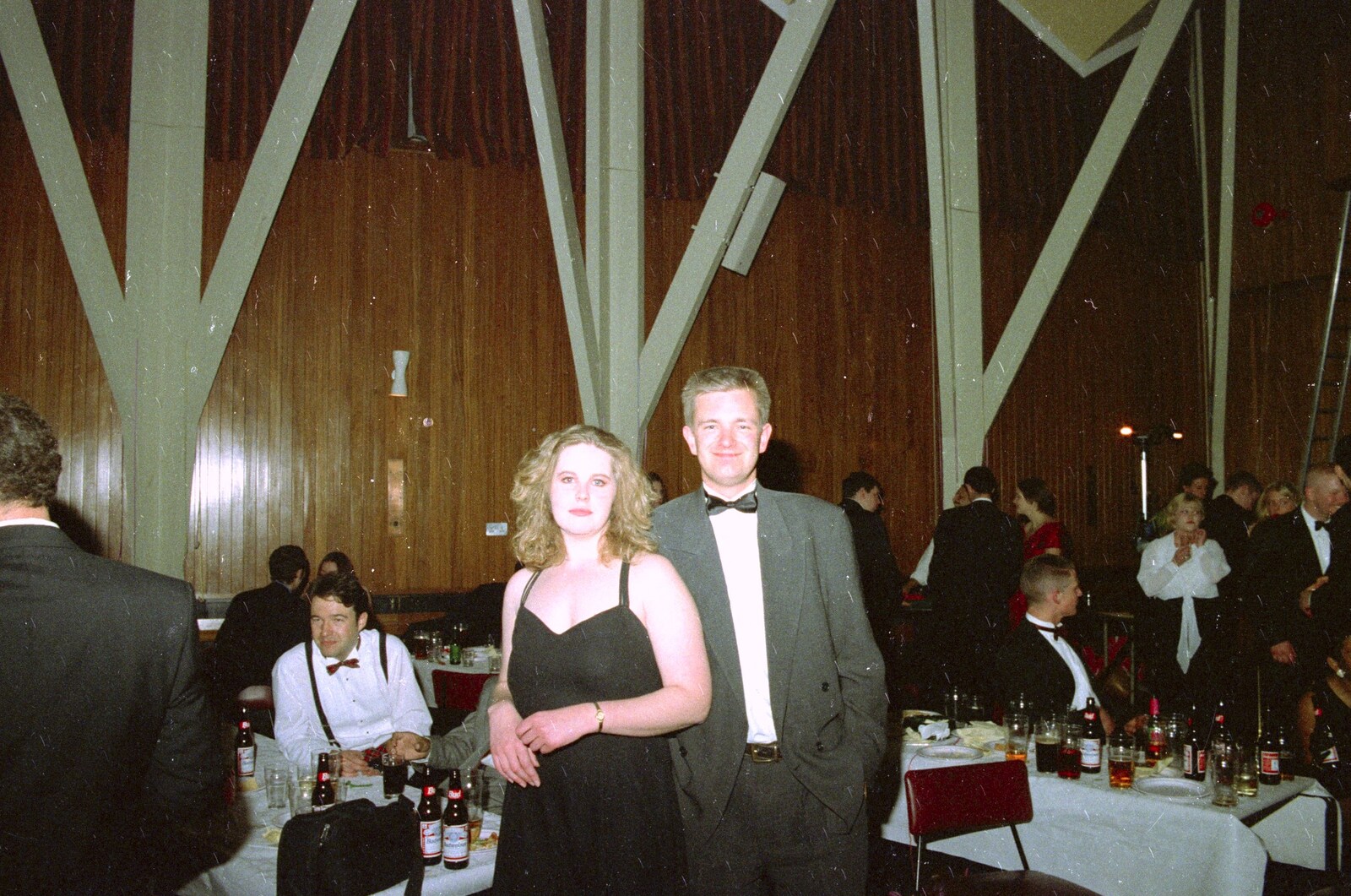Nosher and some girl from CISU at the Suffolk College May Ball, Ipswich, Suffolk - 11th May 1997