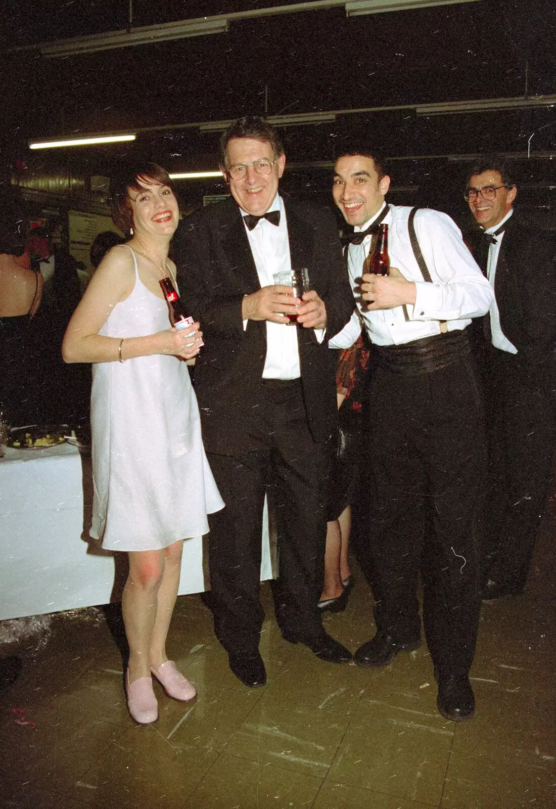 The college principal and Orhan, from CISU at the Suffolk College May Ball, Ipswich, Suffolk - 11th May 1997