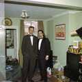 Nosher and Trev get ready for kick-off, CISU at the Suffolk College May Ball, Ipswich, Suffolk - 11th May 1997