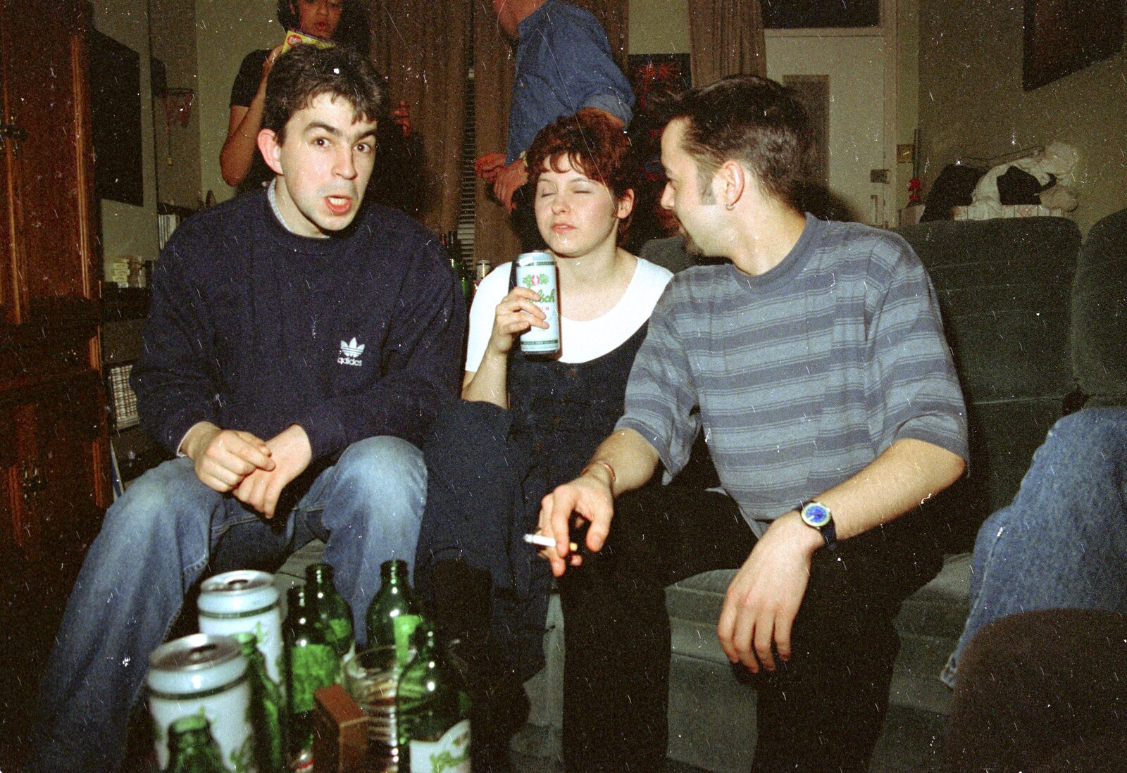 A CISU Party Round Trev's House, Cavendish Street, Ipswich - 17th May 1997: Neil does some gurning
