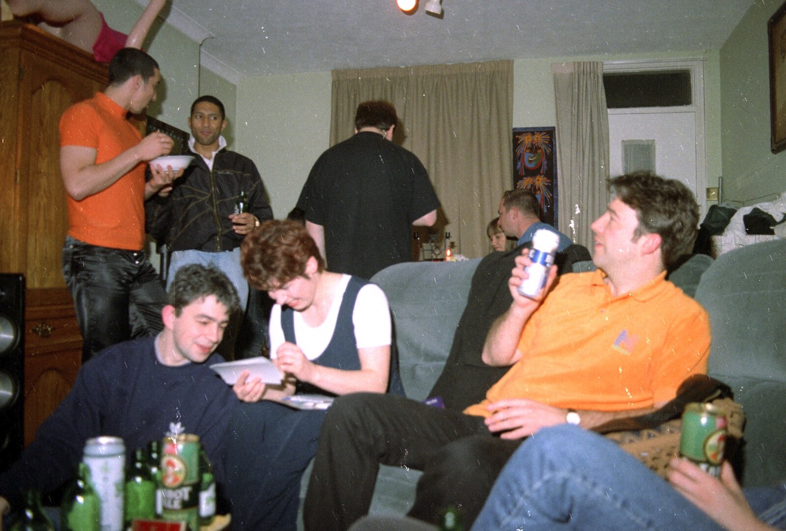 A CISU Party Round Trev's House, Cavendish Street, Ipswich - 17th May 1997: A room full of people