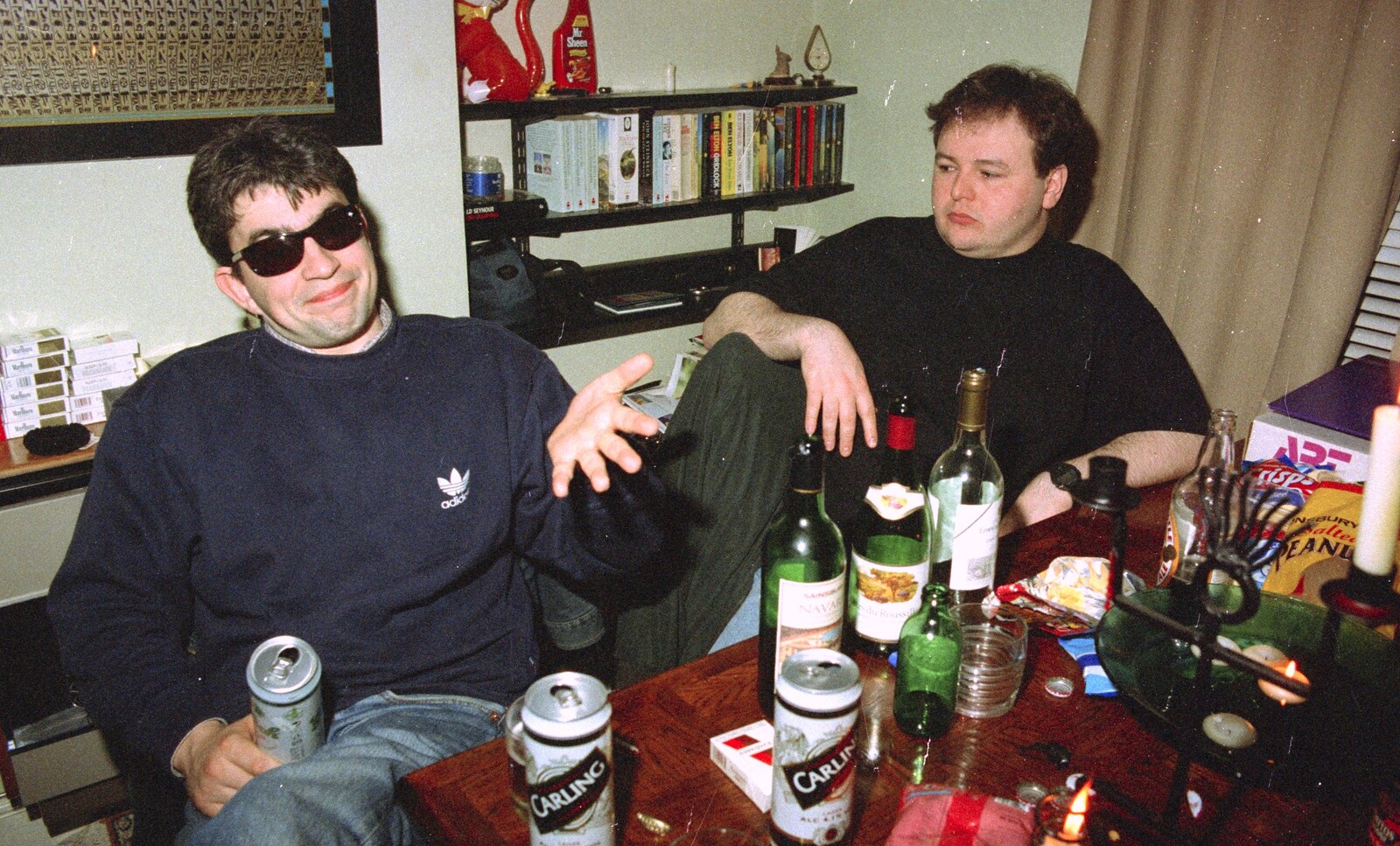 A CISU Party Round Trev's House, Cavendish Street, Ipswich - 17th May 1997: Neil and Sean