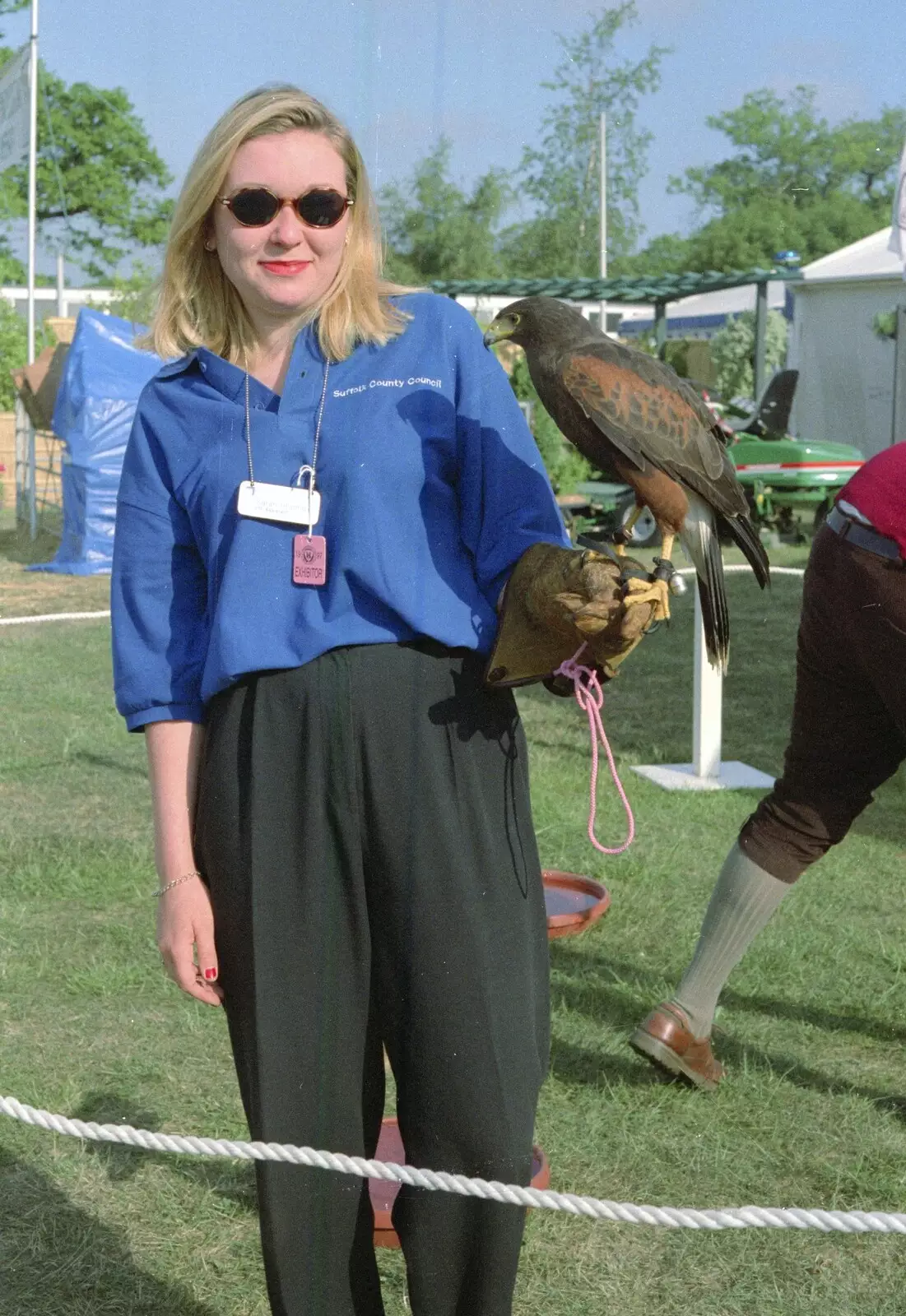 Sarah Bradfield at the Suffolk Show, from CISU do 'Internet-in-a-field', Suffolk Show, Ipswich - May 21st 1997