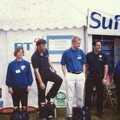 Nosher with the fire service, CISU do 'Internet-in-a-field', Suffolk Show, Ipswich - May 21st 1997