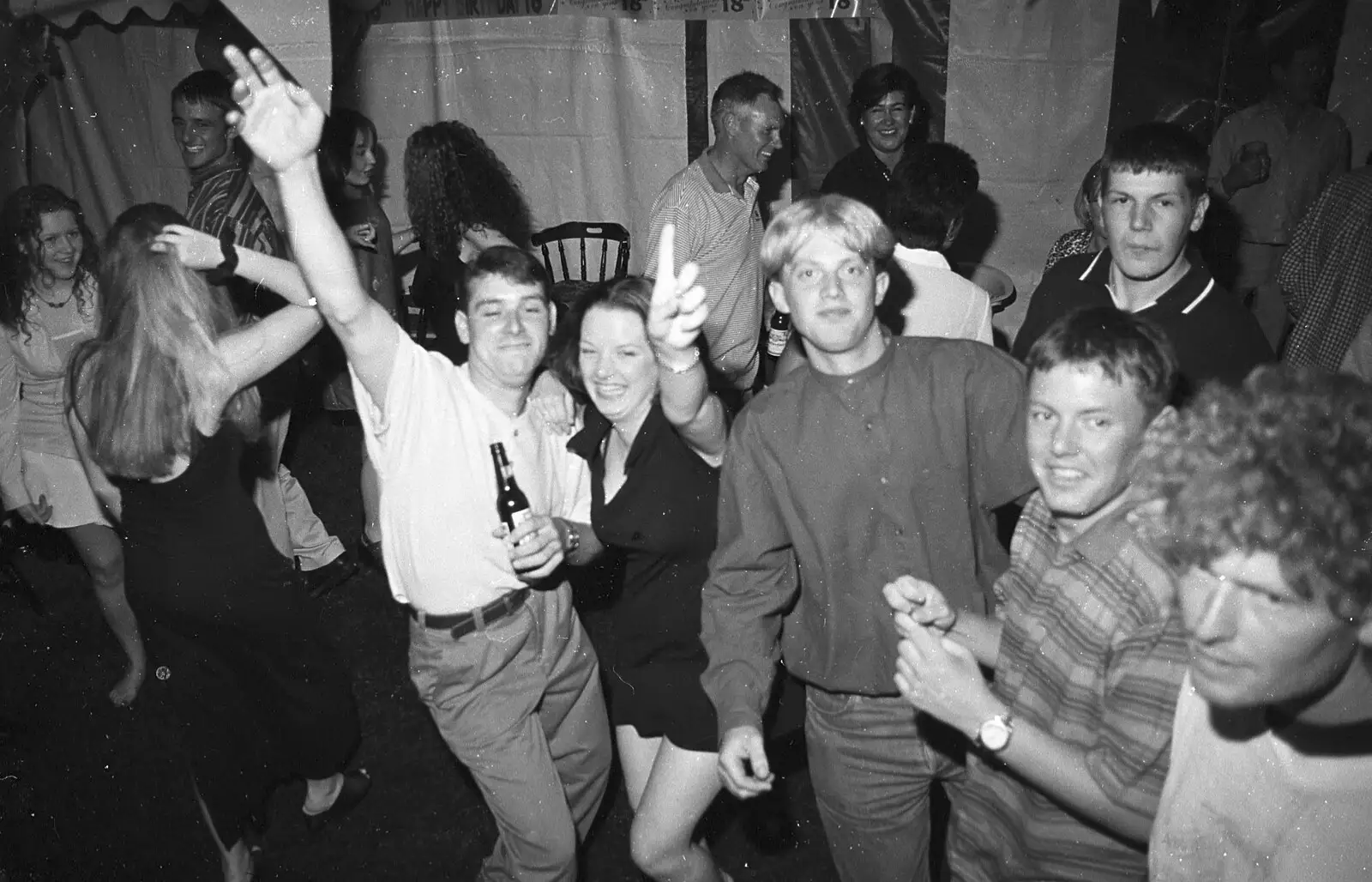 More dancing action in the marquee, from Lorraine's 18th and Claire's 21st, The Swan Inn, Brome, Suffolk - 11th June 1997